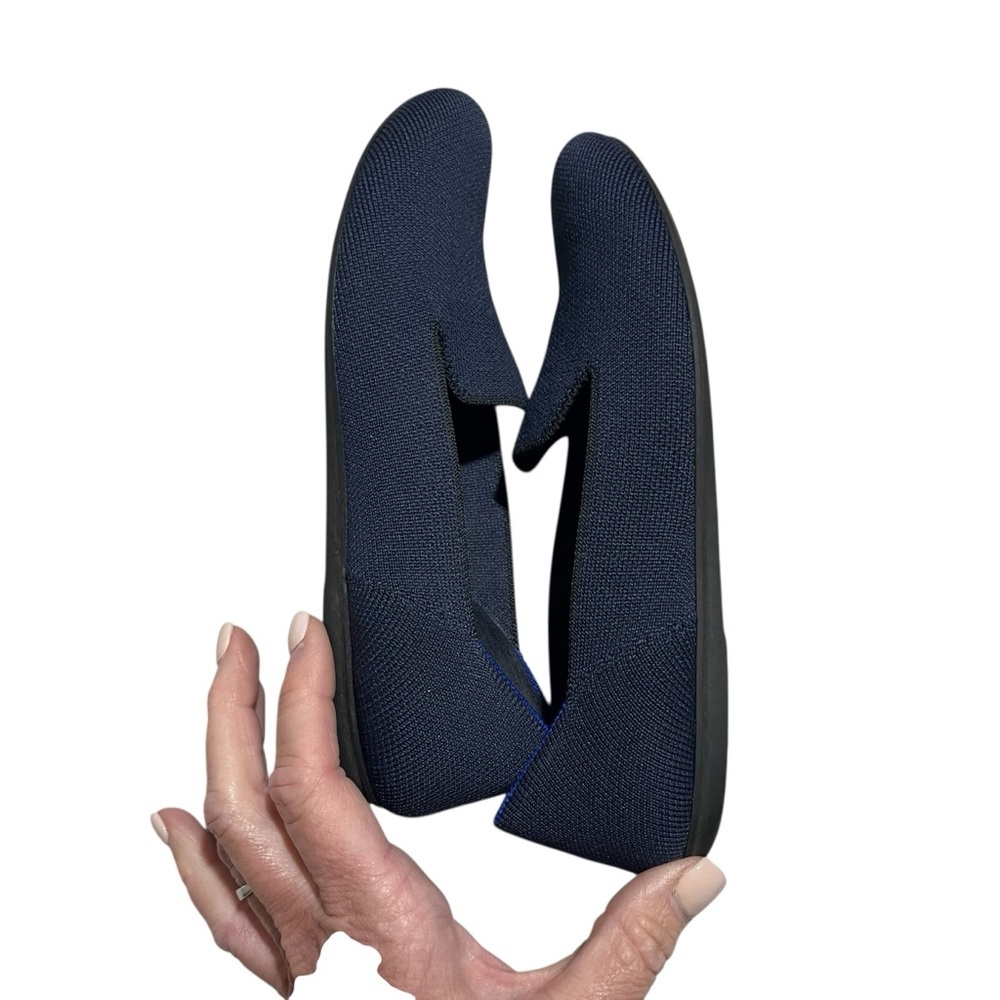 Rothy’s The Loafer Slip On Flat Shoes Navy Blue Size 6.5 - Picture 8 of 10